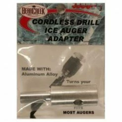 K&E Tackle Bear Creek Cordless Drill Ice Auger Adapter