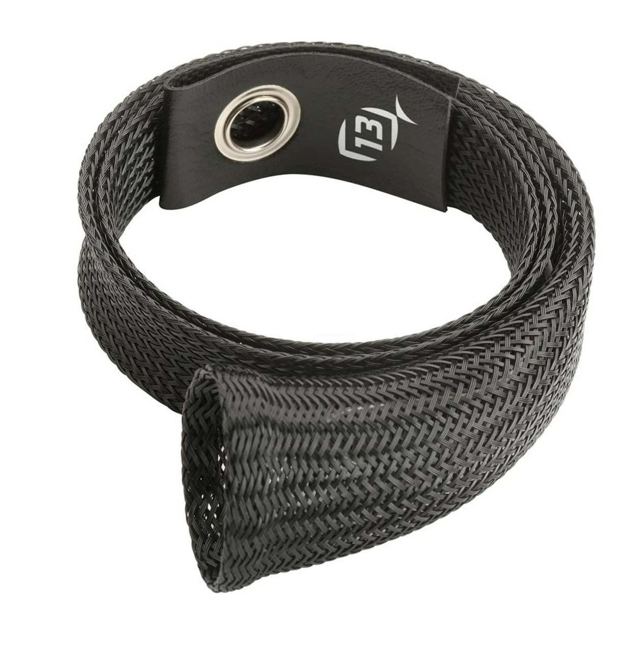 13 Fishing Ice Rod Sleeve - Black W/ Leather Tip 3 13 Fishing Ice Rod Sleeve - Black W/ Leather Tip