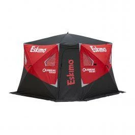 Eskimo Outbreak™ 650XD Pop-Up Portable Shelter - Insulated - Red/Black - 5-7 Person 3 Eskimo Outbreak™ 650XD Pop-Up Portable Shelter - Insulated - Red/Black - 5-7 Person