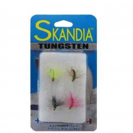 K&E Tackle Skandia Tungsten Shrimp Fly - 4 Pack - Assorted 3 K&E Tackle Skandia Tungsten Shrimp Fly - 4 Pack - Assorted