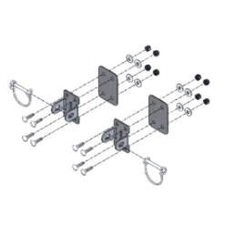 Clam Tow Hitch Bracket Kit