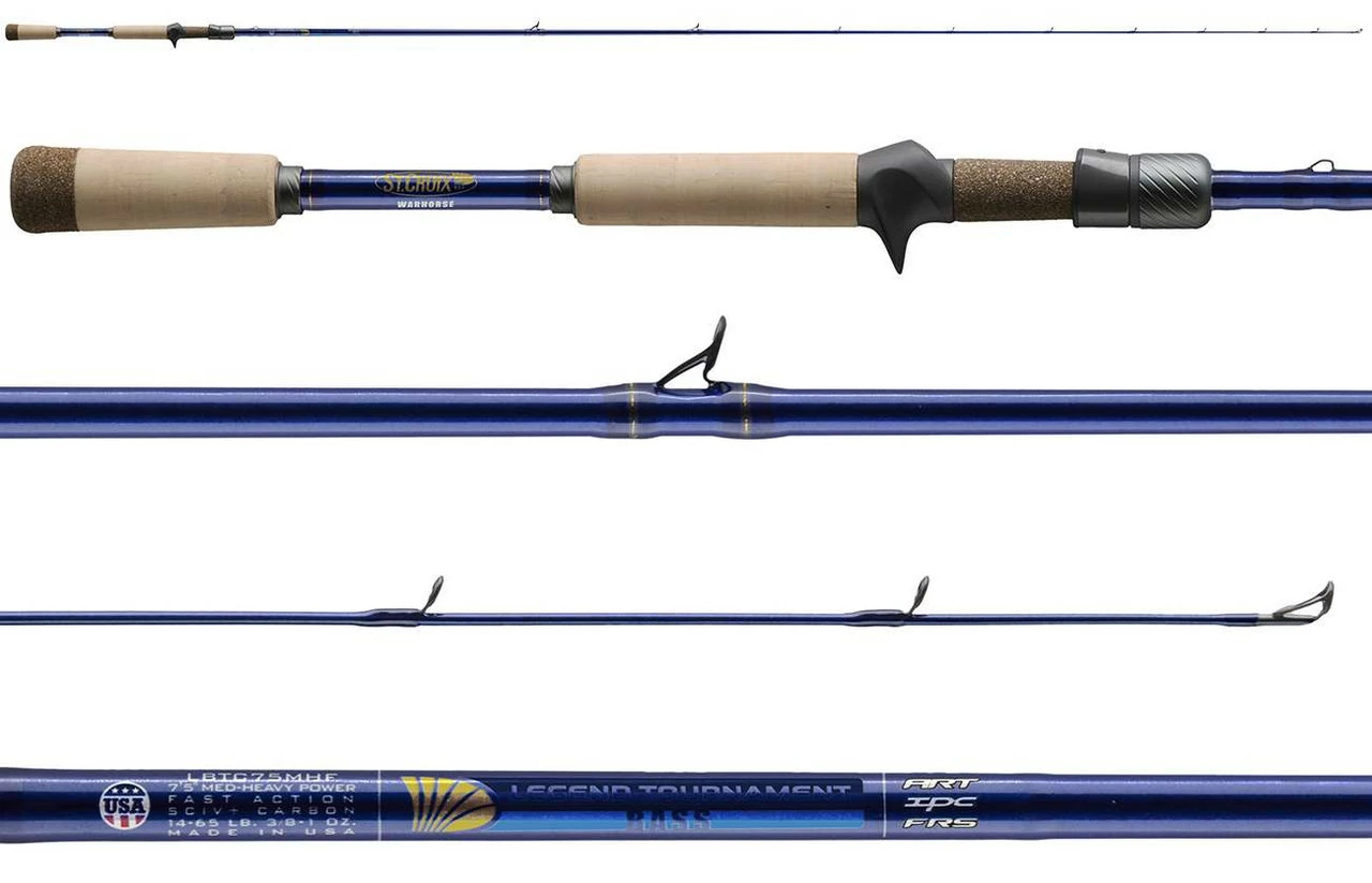 St. Croix 2022 Legend Tournament Bass Casting Rods 3 St. Croix 2022 Legend Tournament Bass Casting Rods