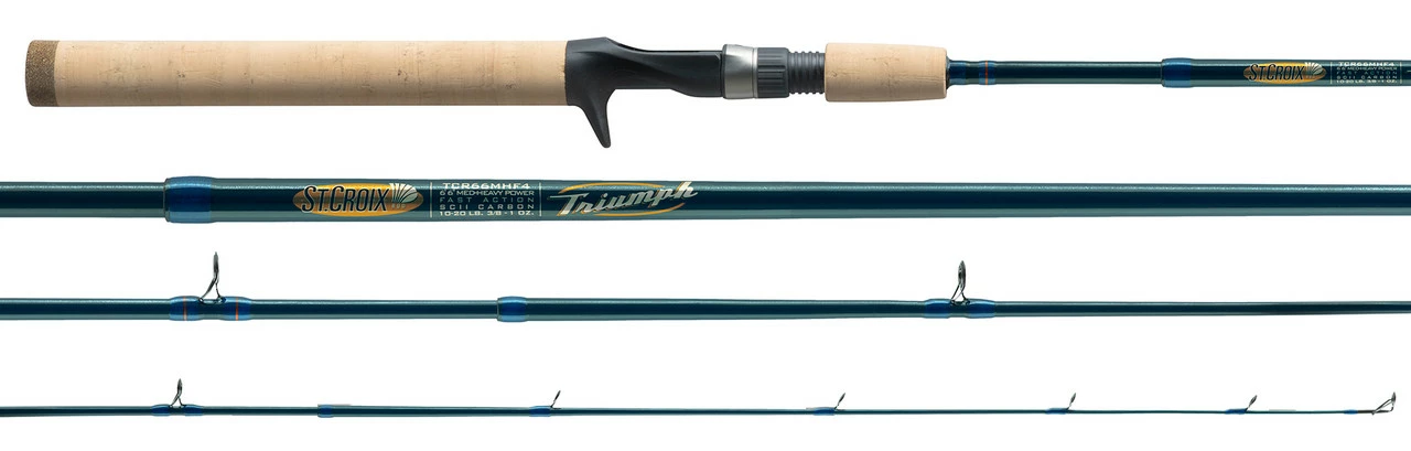 St. Croix Triumph Casting Rods 3 St. Croix Triumph Casting Rods