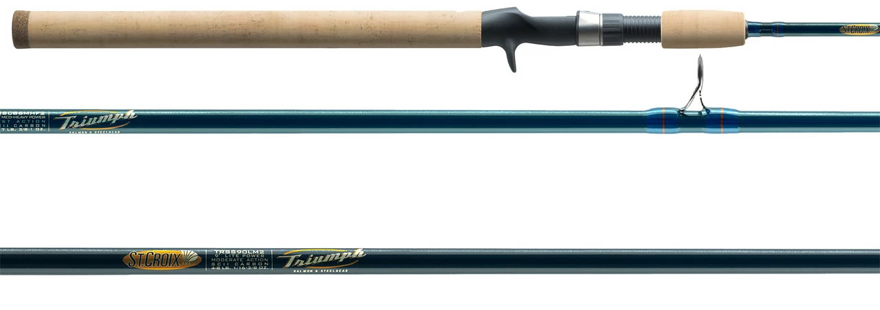 St. Croix Triumph Salmon & Steelhead Spinning & Casting Rods 3 St. Croix Triumph Salmon & Steelhead Spinning & Casting Rods