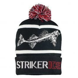 StrikerICE Fossil Pom Hat - Black - OSFM 3 StrikerICE Fossil Pom Hat - Black - OSFM