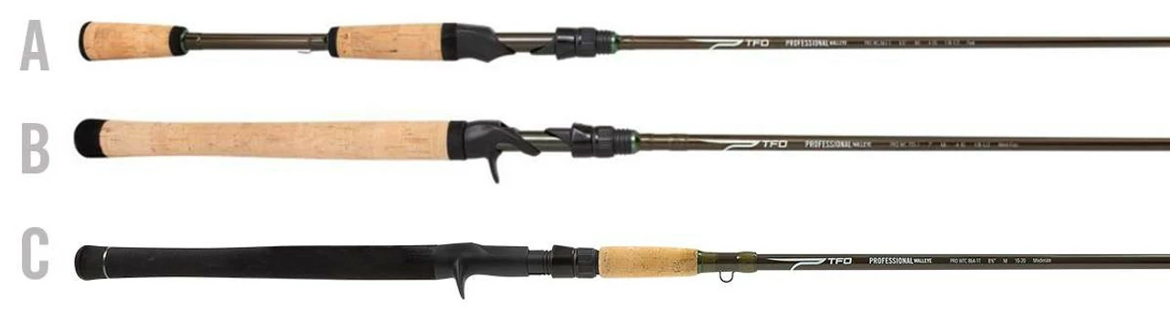 Temple Fork Outfitters Professional Walleye Spinning Rods 4 Temple Fork Outfitters Professional Walleye Spinning Rods - Image 2